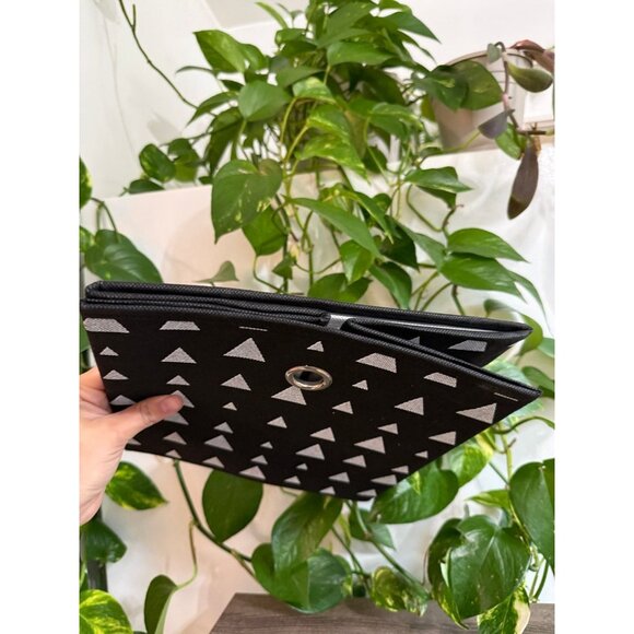 Black & White Triangle Fabric Storage Cube - Picture 8 of 10